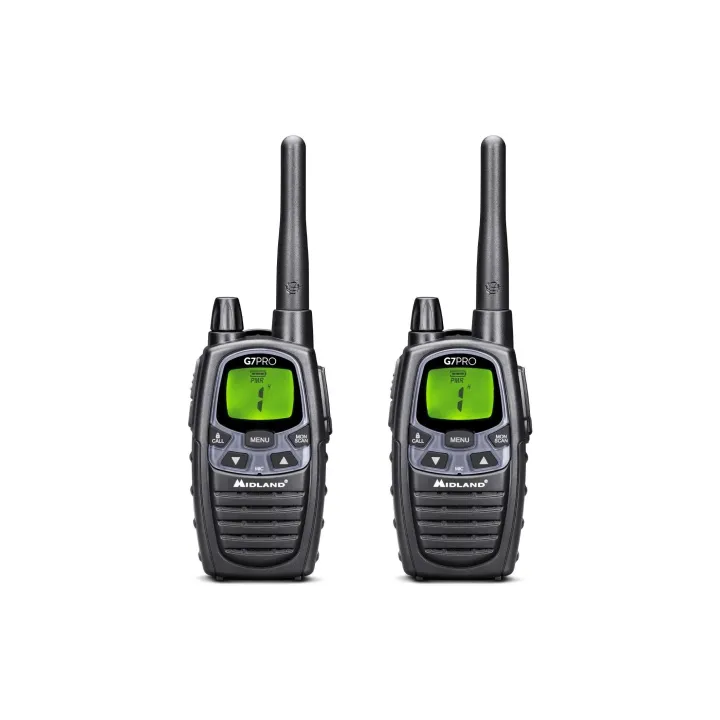 Midland Radio portable G7 Pro Twin, Lot de 2