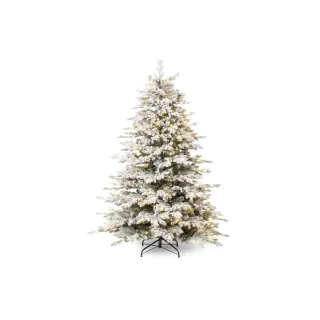 STT Sapin de Noël Snowed Tree Vert, 610 LED