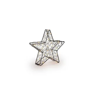 STT Décoration de table 3D Star Nero S, 20 cm