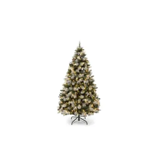 STT Sapin de Noël Frosted, 600 LEDs, 220 cm, vert