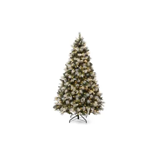 STT Sapin de Noël Frosted, 830 LEDs, 250 cm, vert