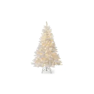 STT Sapin de Noël 130 LEDs, 150 cm, blanc