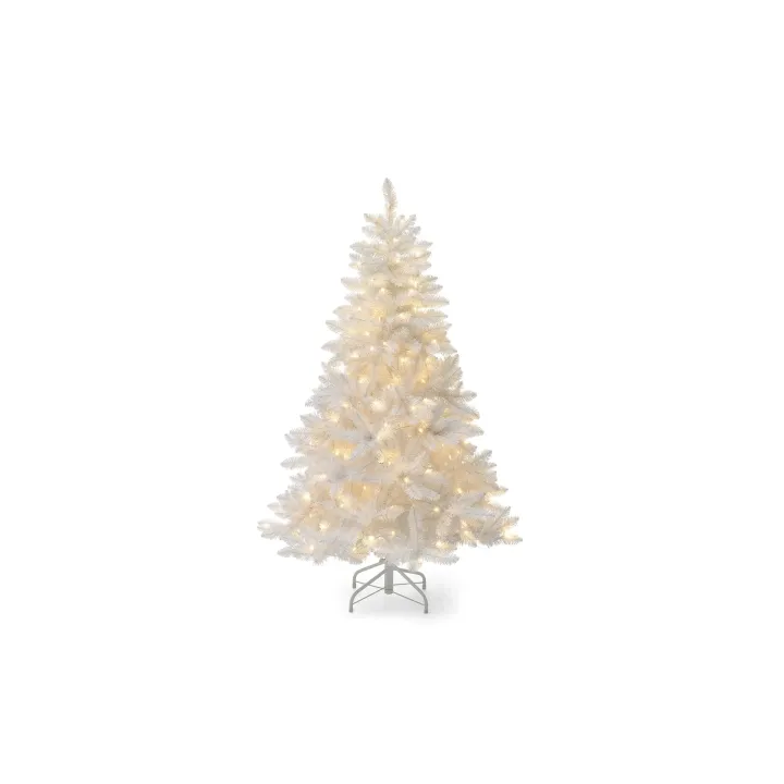 STT Sapin de Noël 130 LEDs, 150 cm, blanc