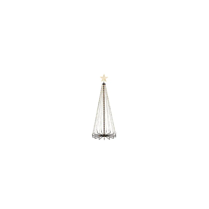 STT Lumière décorative Arbre à cônes, 400 LEDs, 150 cm, noir