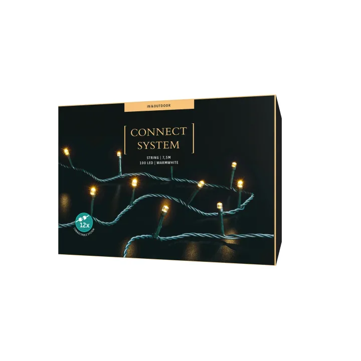 STT Guirlande lumineuse Systèmes Starterkit Connect, 100 LED 7.5 m