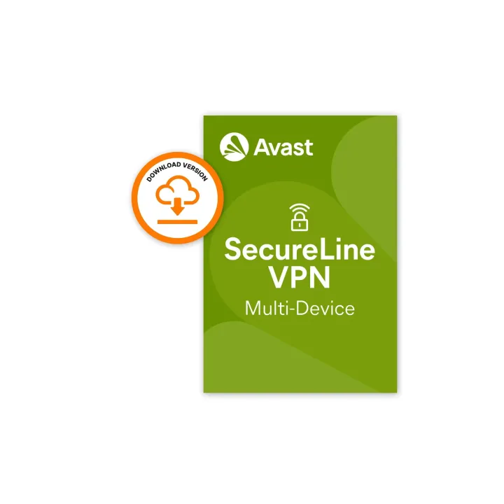 Avast SecureLine VPN ESD, Version complète, 10 Appareils, 1 an