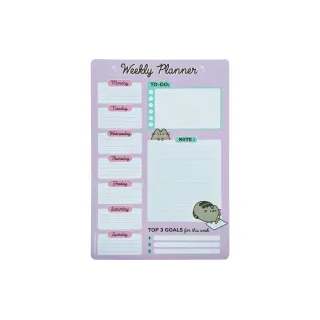 Undercover Agendas bloc-notes hebdomadaires Pusheen 52 feuilles, 19 x 28 cm