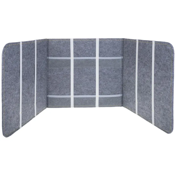 FTM Cloison de bureau 39 x 121 cm, Gris