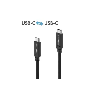 PureLink Câble USB4 20Gbps, 240W USB C - USB C 1.5 m, Noir