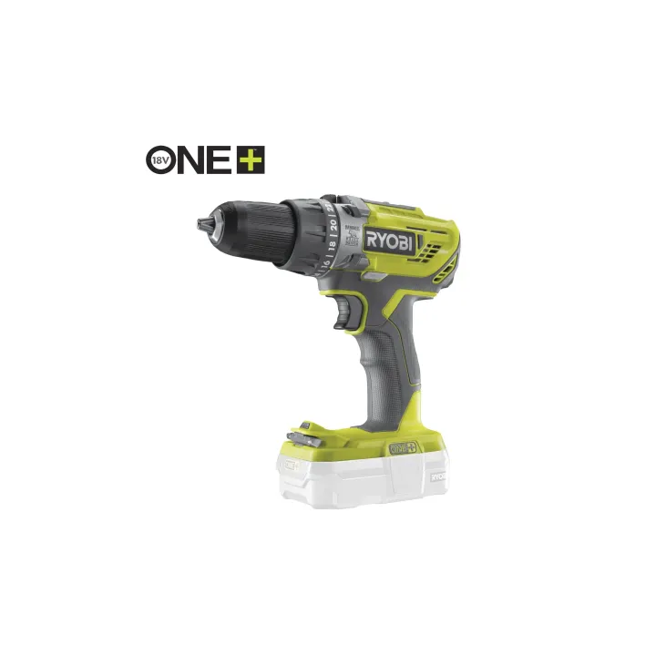 RYOBI Perceuses à percussion sans fil R18PD3-0, 18 V, 50 Nm, Solo