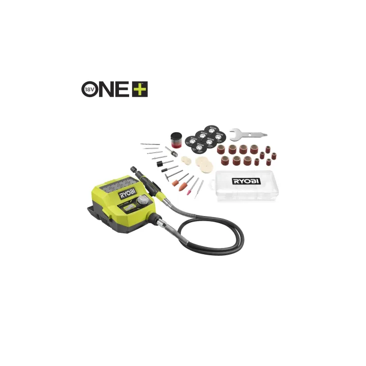 RYOBI Outil rotatif sans fil RRTS18-0A35, 18 V, Solo