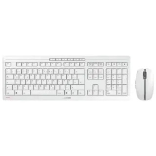 Cherry Ensemble clavier-souris Desktop Recharge Blanc