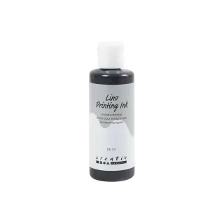 Creativ Company Peinture pour bricolage Lino 85 ml, Noir