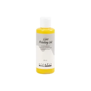 Creativ Company Peinture pour bricolage Lino 85 ml, Jaune