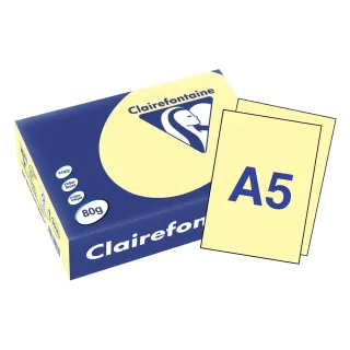 Clairefontaine Papier pour photocopie Trophée A5, jaune, 80 gm2, 500 feuilles