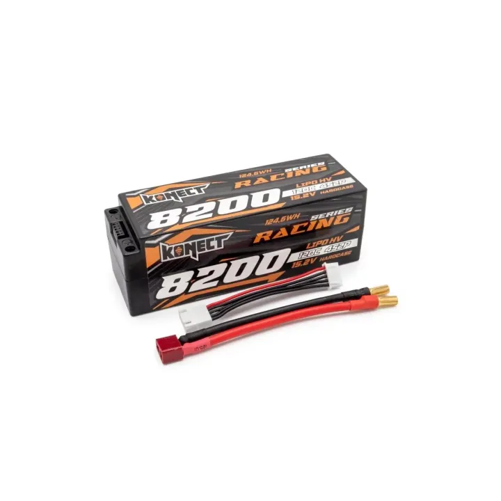 Konect Batterie RC LiHV 8200 mAh 15.2 V 120C 4S2P Racing Series