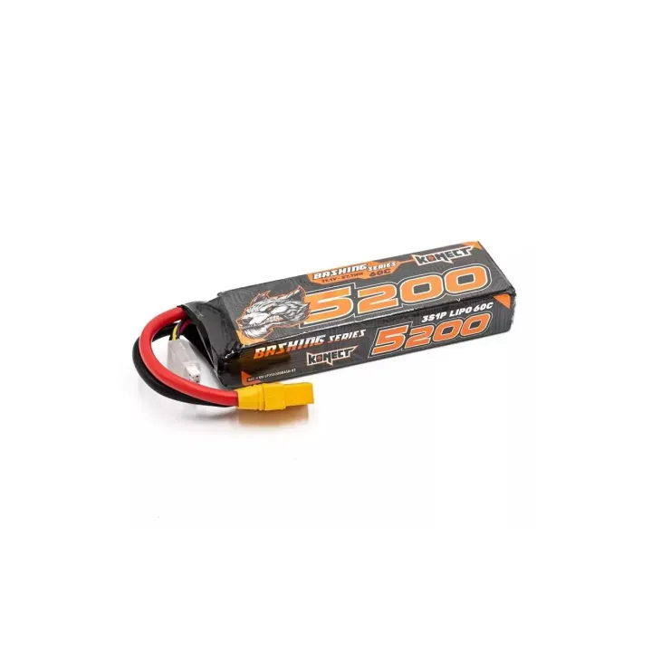 Konect Batterie RC LiPo 5200 mAh 11.1 V 60C Bashing Series