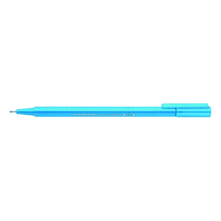 Staedtler Fineliner Triplus broadliner 338 0.8 mm, bleu clair