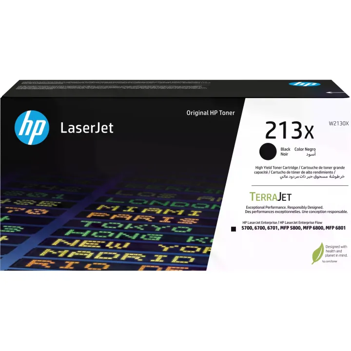 HP Toner 213X (W2130X) noir