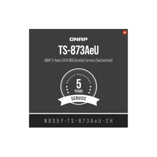 QNAP Service de remplacement NBD5Y-TS-873AEU-CH