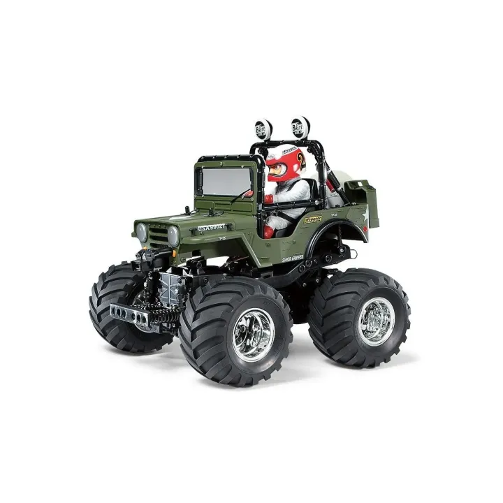 Tamiya Monster Truck Wild Willy 2 RWD WR-02G Kit de construction, 1:10