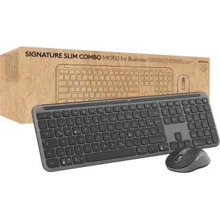 Logitech Ensemble clavier-souris MK950 Signature Slim Combo for Business