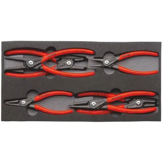 Knipex Jeux de pinces à circlips de précision CRL 6 pièces