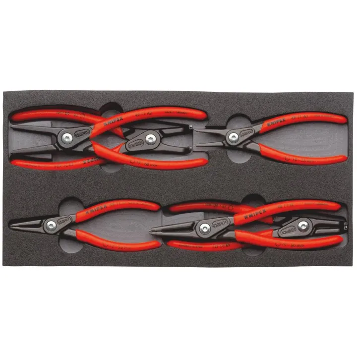 Knipex Jeux de pinces à circlips de précision CRL 6 pièces