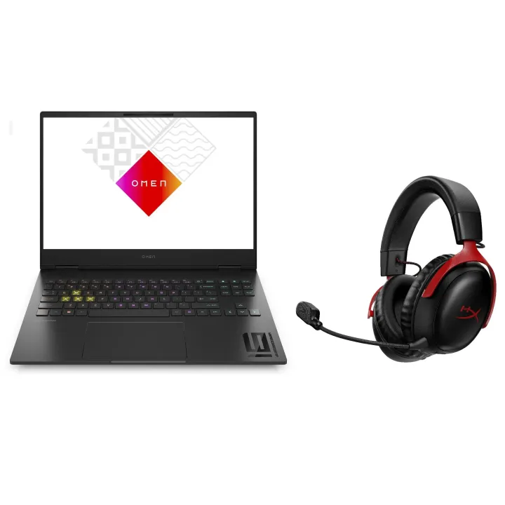 HP Ordinateur portable OMEN Transcend 16-u0700nz + HyperX Cloud III