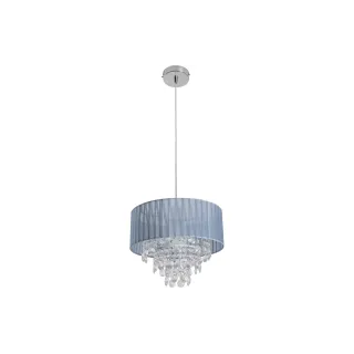 Näve Lampe suspendue «Kristallo» gris