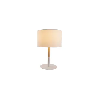 Näve Lampe de bureau «Tessile» h: 37 cm Blanc