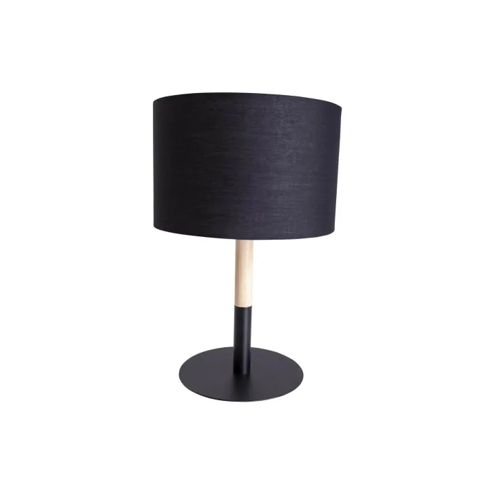 Näve Lampe de bureau «Tessile» h: 37 cm Noir