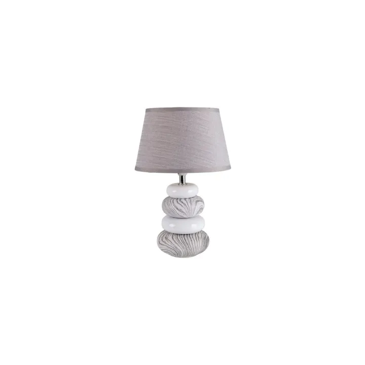 Näve Lampe de bureau «Stoney» h: 31 cm Gris