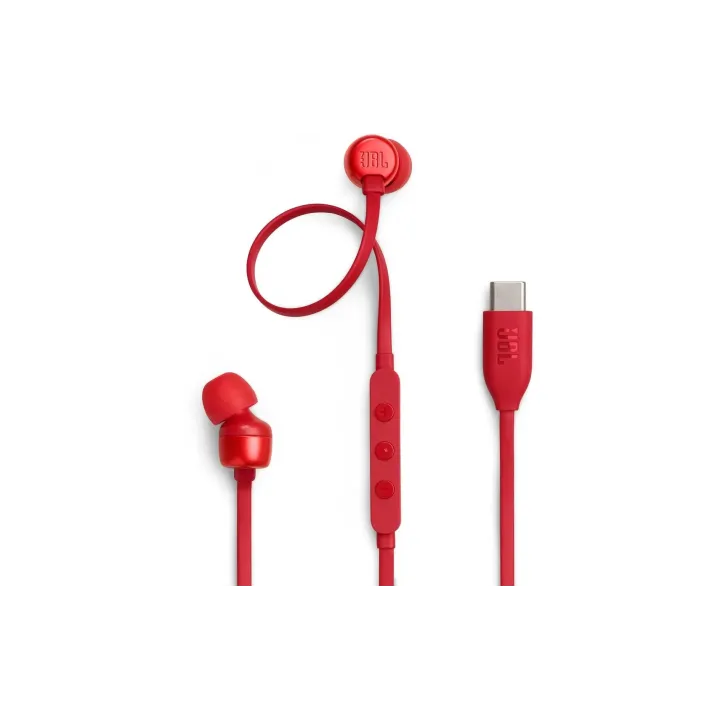 JBL Écouteurs intra-auriculaires Tune 310C USB Rouge