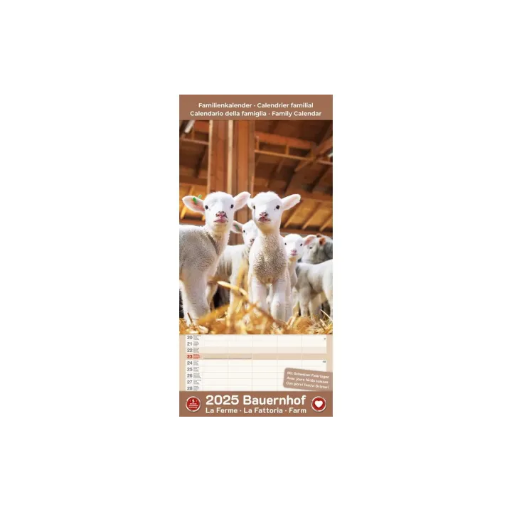 TH Calendrier Ferme 24,5 x 51.5 cm