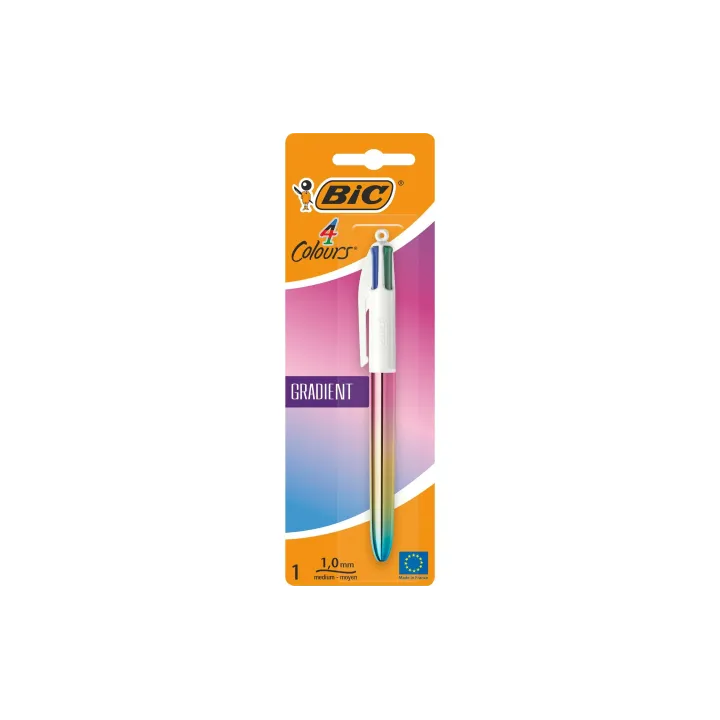 BIC Stylo à bille multicolore 4 Colours Gradient 1 pièce