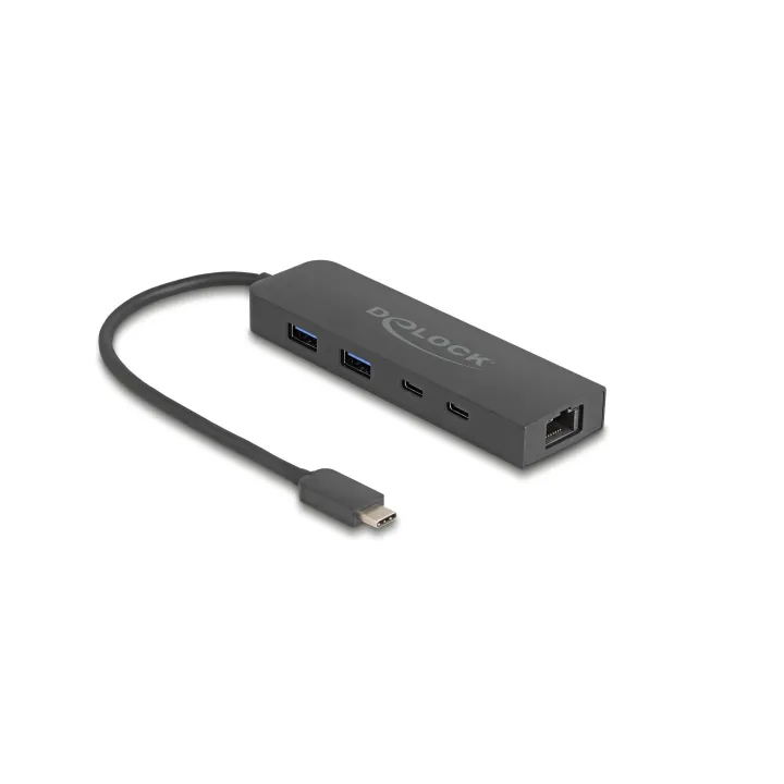 Delock Hub USB USB A-USB C avec 2.5 Gigabit LAN