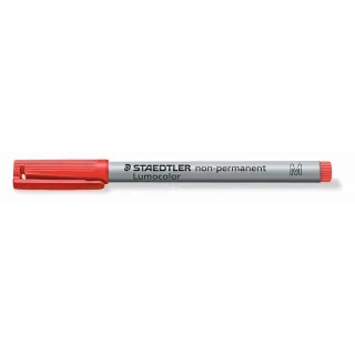 Staedtler Stylo à feuilles Lumocolor 315 M Rouge, soluble dans leau, 10 pièces