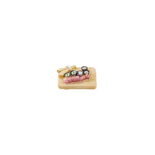 HobbyFun Mini-Food Plateau asiatique 4 x 3 x 0.5 cm