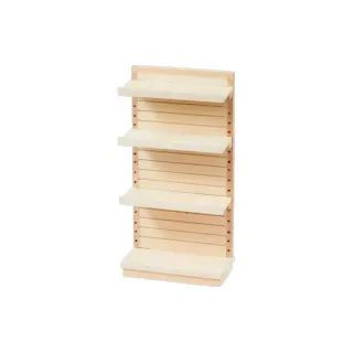 HobbyFun Mini-meubles Étagère enfichable 8 x 3.8 x 16 cm, naturel