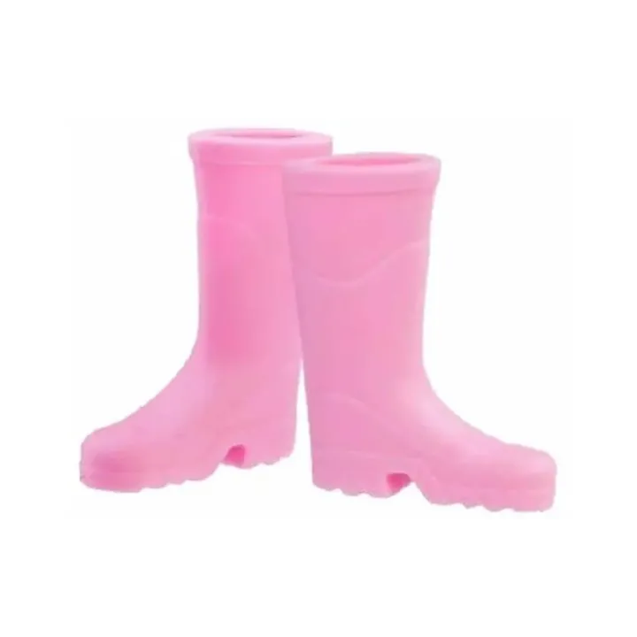 HobbyFun Mini figurine Bottes en caoutchouc 2.5 x 3.5 cm, rose