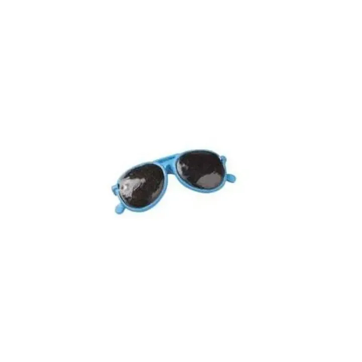 HobbyFun Mini ustensiles Lunettes de soleil 3 cm, bleu, 2 pièces