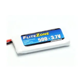 FliteZone Batterie RC LiPo 500 mAh 3.7 V 20C