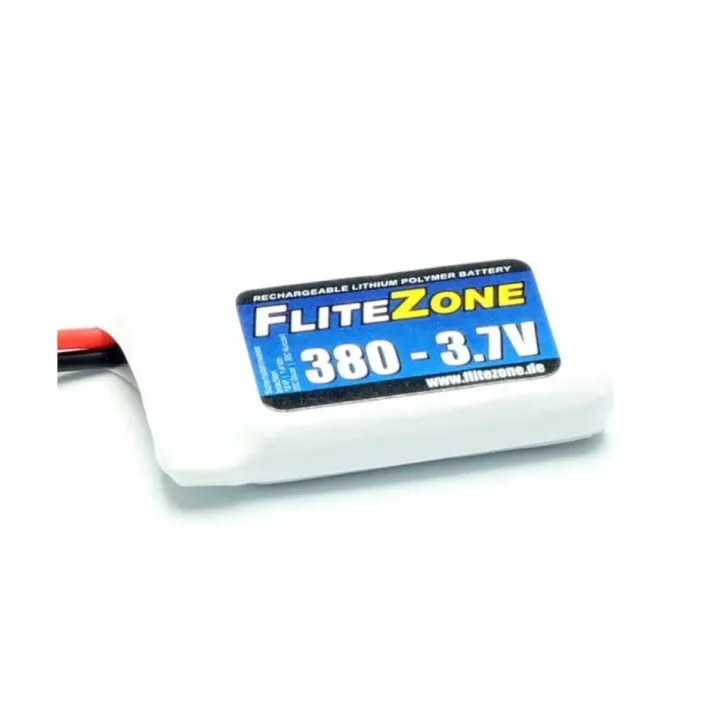 FliteZone Batterie RC LiPo 380 mAh 3.7 V 20C