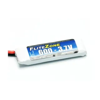 FliteZone Batterie RC LiPo 600 mAh 3.7 V 25C