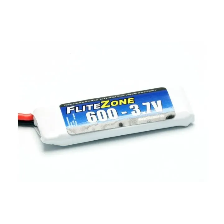 FliteZone Batterie RC LiPo 600 mAh 3.7 V 25C