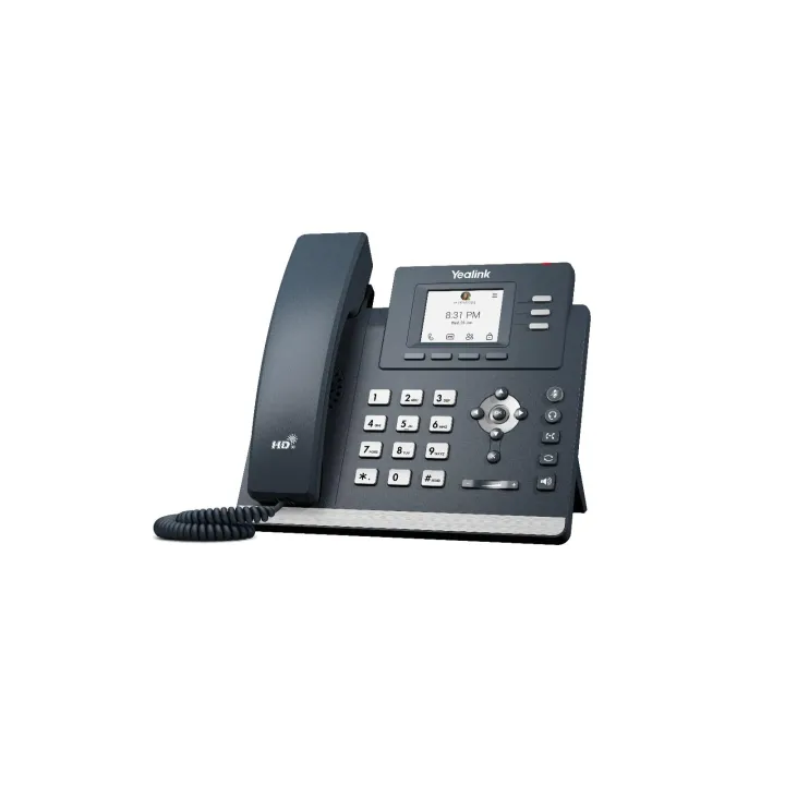 Yealink Téléphone de bureau MP52 E2 Microsoft Teams Noir