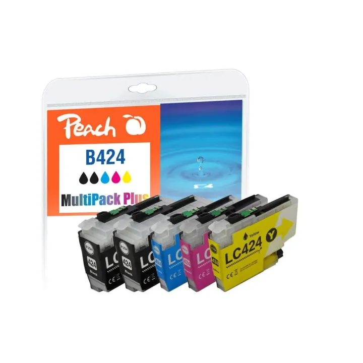 Peach Encre Brother LC-424 MP Plus noir-Cyan-Magenta-Yellow