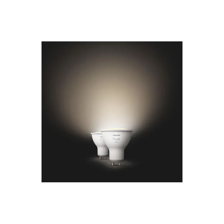 Philips Hue White GU10 pack double 2 x 400 lm