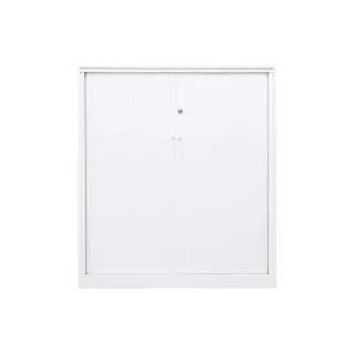 Contini Armoire à rideau 900 x 900 x 450 mm, blanc